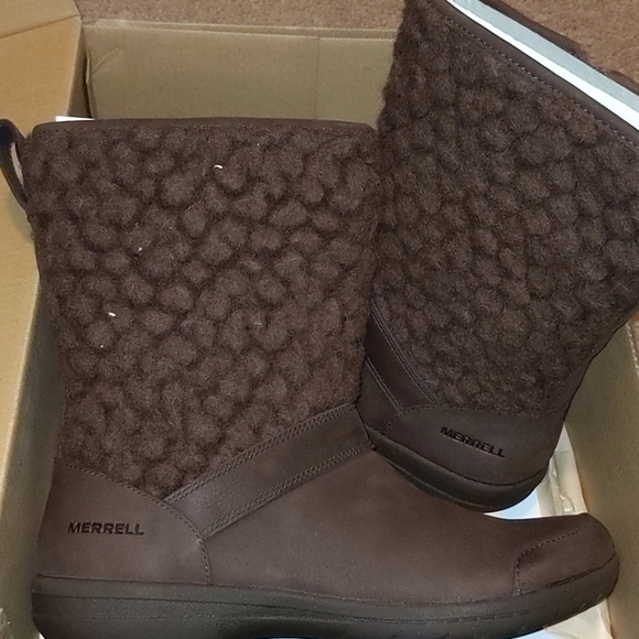 Merrell Encore Kassie Tall Wool boots size 5 - Picture 2 of 8